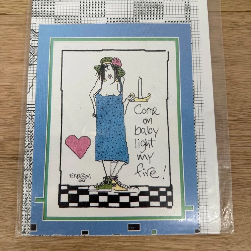 Twisted Threads Emerson Listen Honey Cross Stitch Chart Come on Baby Light NEW